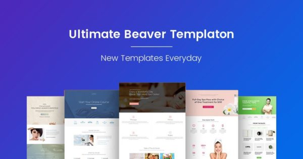 Beaver Builder Templates : New Page Templates Every Day